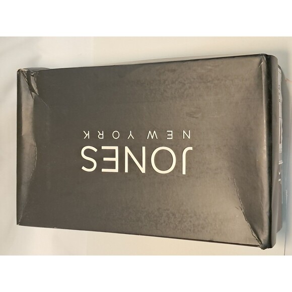 NEW Jones New York Candyn Cognac Raffia Pointed Toe 2.5" Block Heel Size 8.5M - Picture 12 of 13